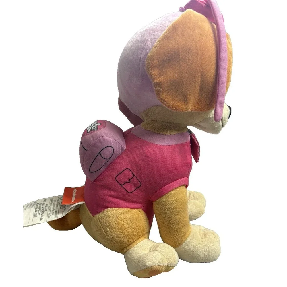 Paw Patrol Skye Plush Pup Girl Dog Pink Nickelodeon Stuffed Animal 16 In Tall